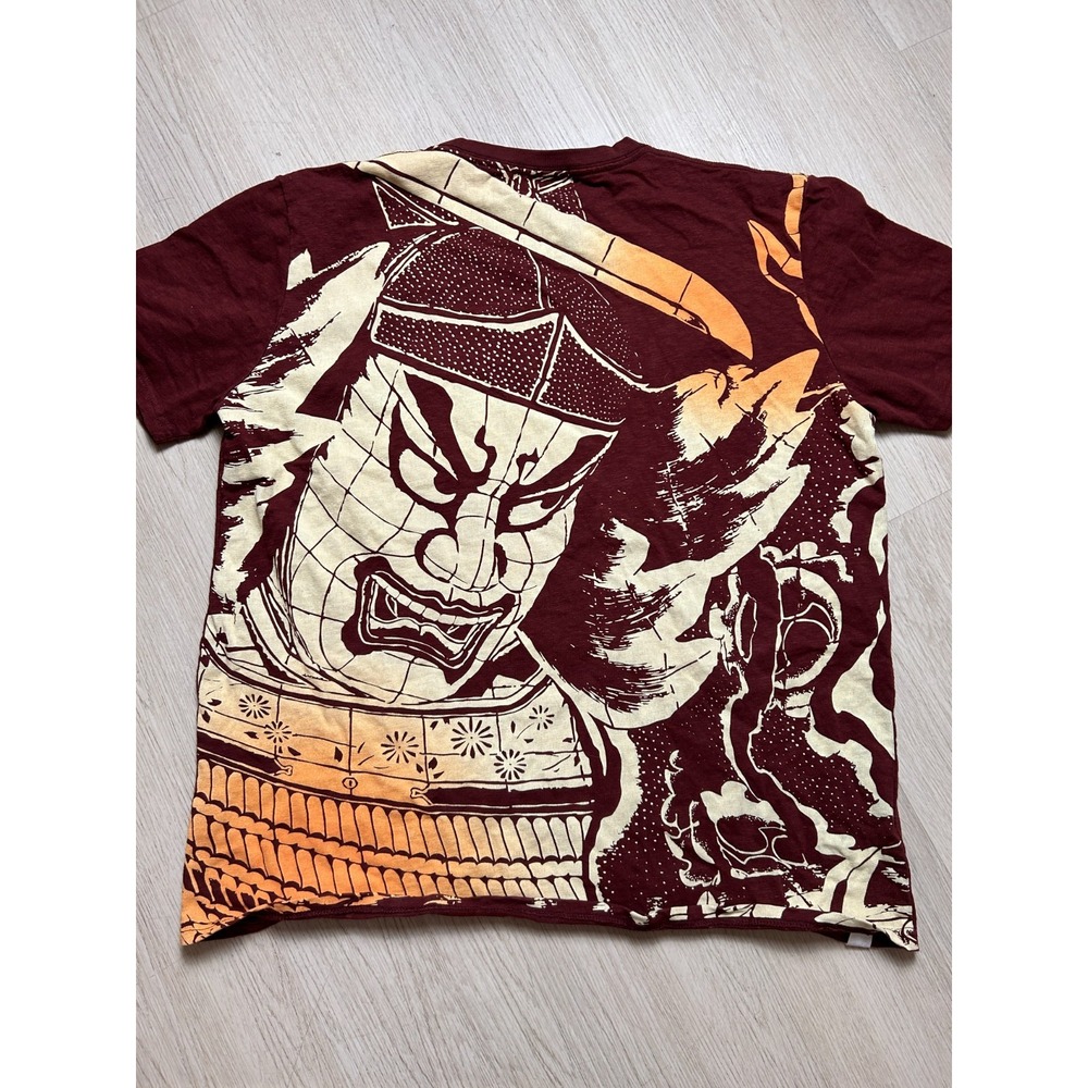 Nebuta Japan Men's Samurai Warrior Graphic Pocket T-Shirt - Size 3L (US XXL)